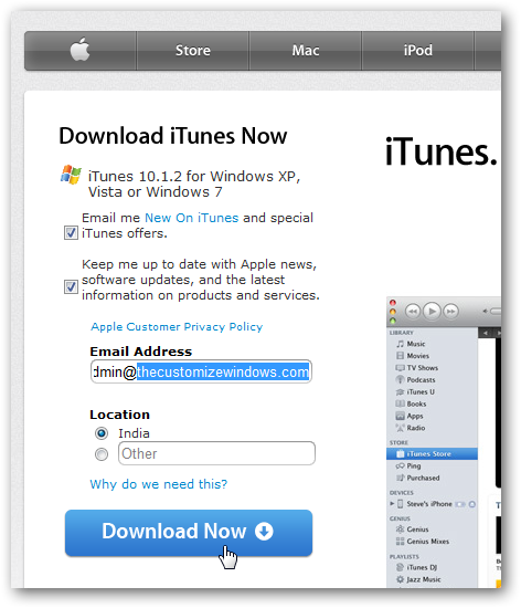 apple itunes download